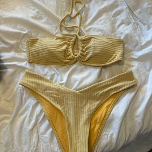 Hollister Ribbed terry cloth Bikini Set